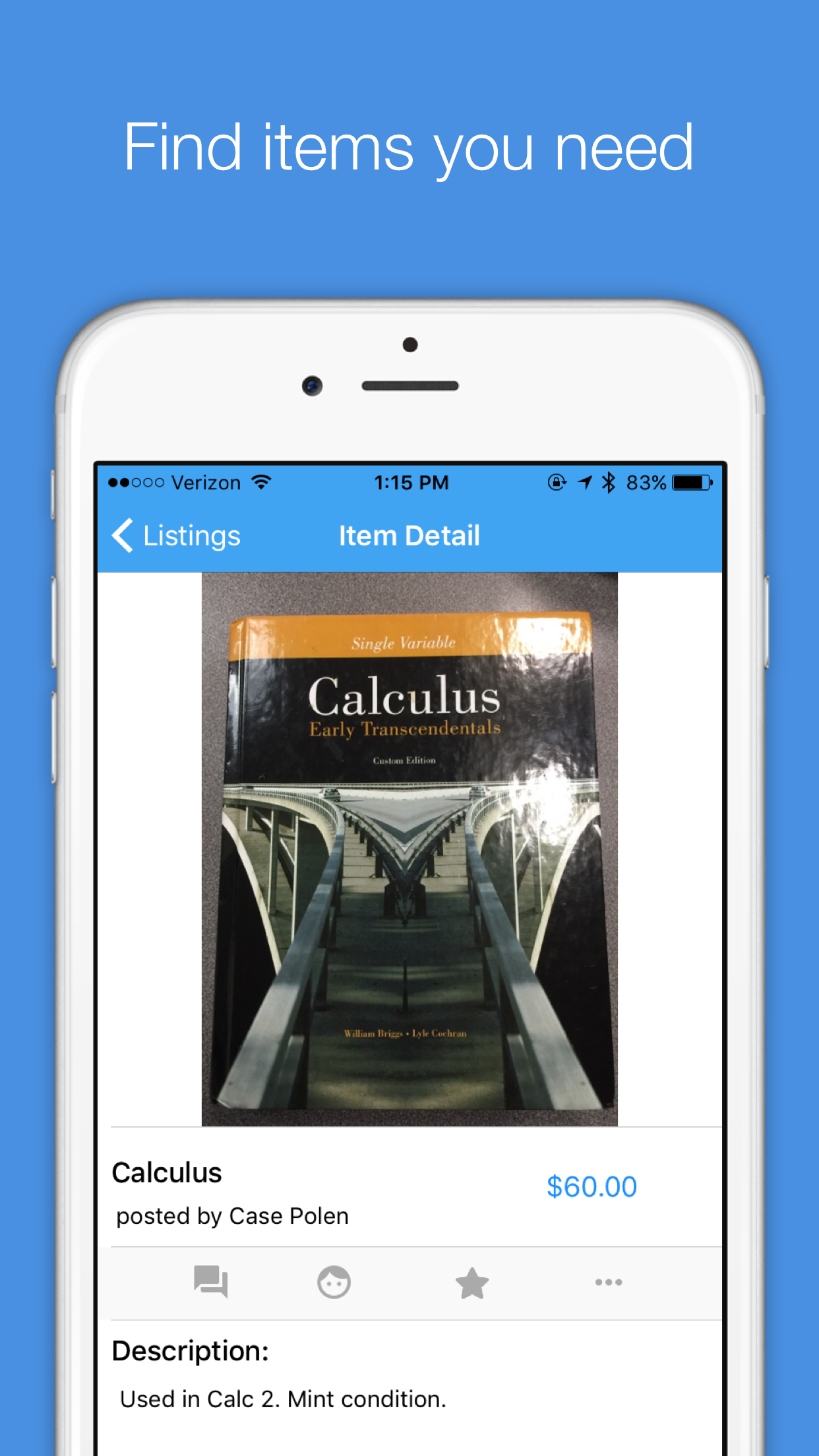 FlipHop - Buy and sell items on campus!