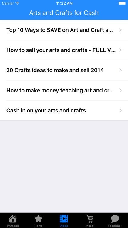 Arts and Crafts for Cash