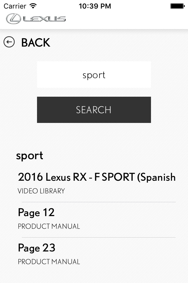 Lexus Interactive Mobile screenshot 2