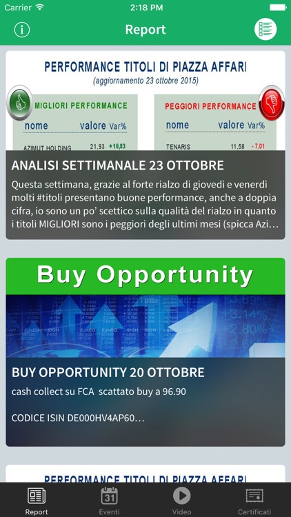 Certificates - Impara a investire i tuoi soldi