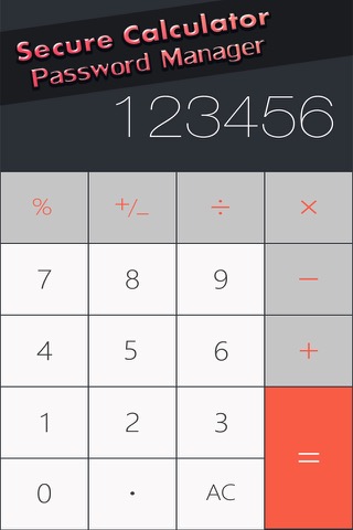 Secure Calculator Password Manager - Fingerprint Lock Account & Passcode Vault Appのおすすめ画像1