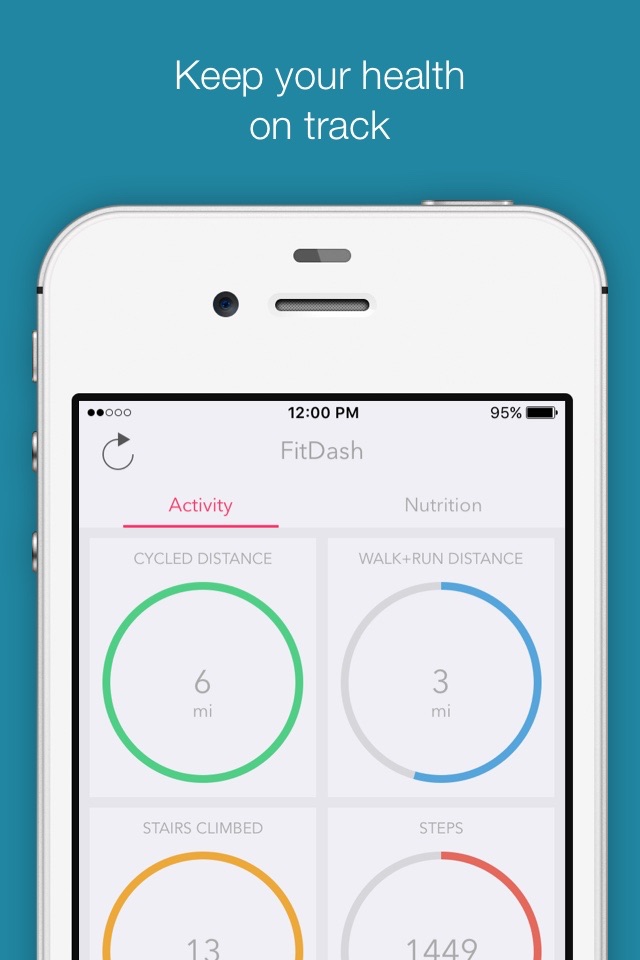 FitDash - Social Calorie, Activity and Nutrition Tracker screenshot 3
