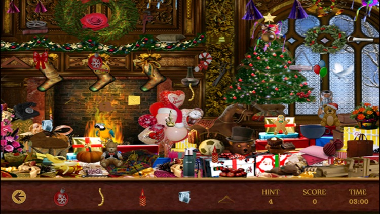 New Year Party At Midnight X-Mas Hidden Objects