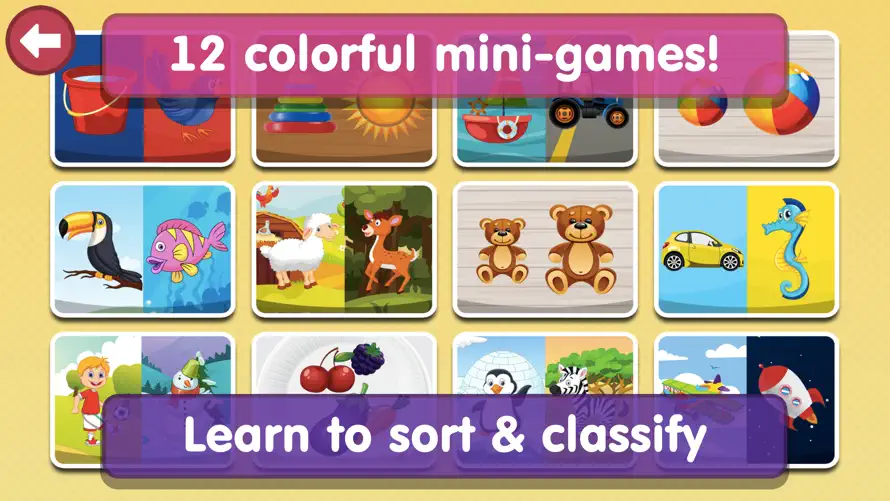 Smart Baby Sorter HD - Early Learning Shapes and Colors / Matching and Educational Games for Preschool Kids screenshot 2