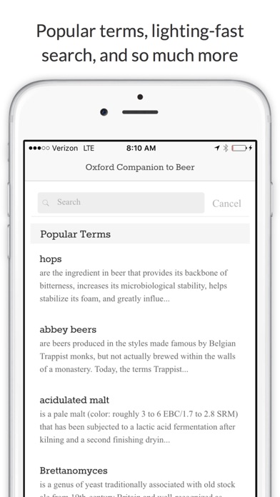 The Oxford Companion to Beer Screenshot