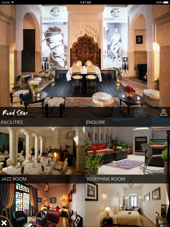 Hip Marrakech iPad screenshot 4 - Travel app