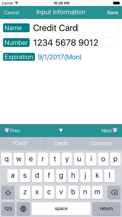 Lock numbers -carry  numbers with safety- screenshot-3
