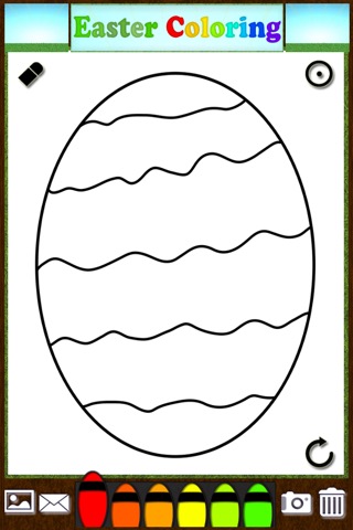 Easter Bunny Eggs ColoringBook FREEのおすすめ画像2