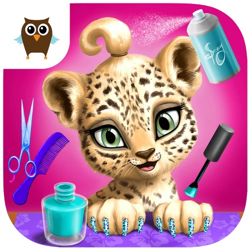 Jungle Animal Hair Salon - Wild Pets Haircut & Style Makeover - No Ads