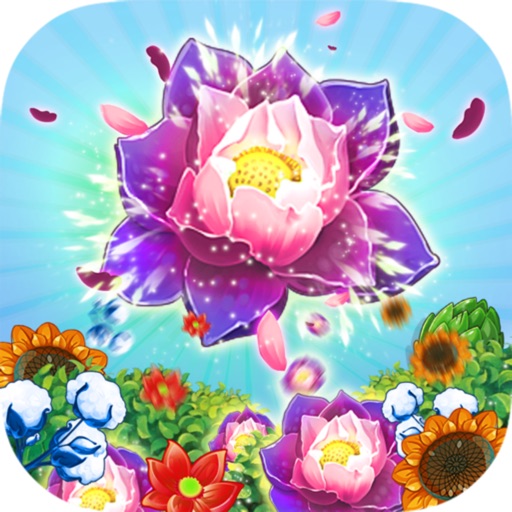 Blossom Flower Match 3 Puzzle Icon