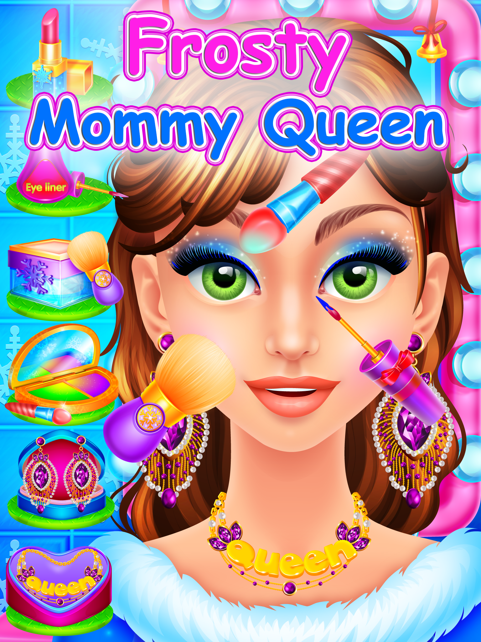 Frosty Christmas Beauty Salon - Makeover Spa Games screenshot 10