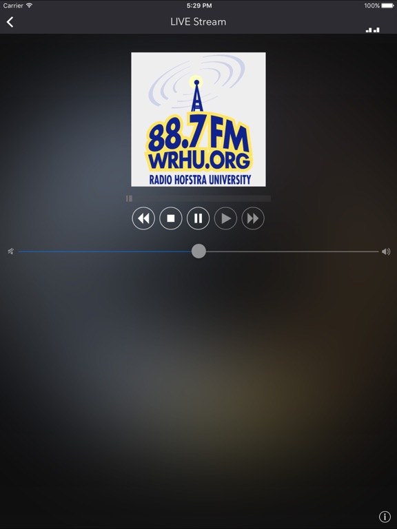 WRHU iPad screenshot 2 - Music app