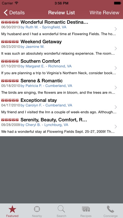 InnTouch Bed and Breakfast Locator