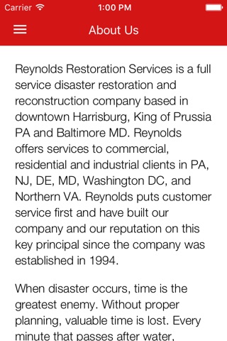 Reynolds Restoration Services screenshot 3