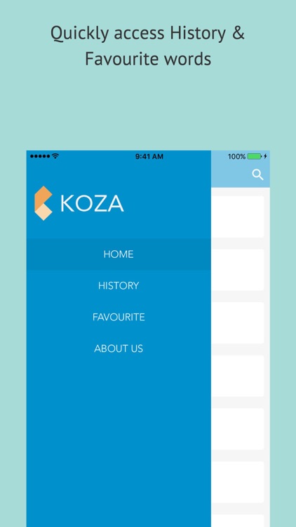 Koza - English to Hindi Dictionary with Translations