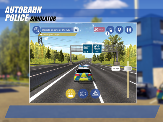 Autobahn Police Simulator iPad app afbeelding 2