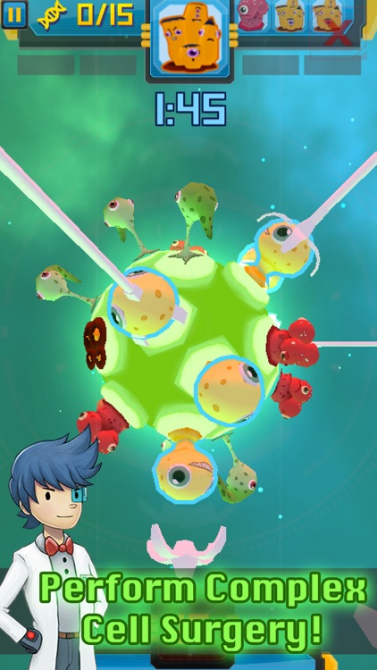 Cell Surgeon - A Unique 3D Match 4 Strategy Game!