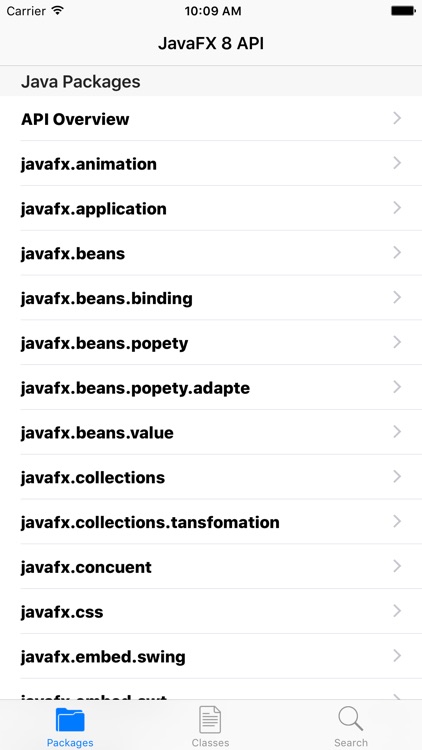 JDoc - JavaFX 8 API