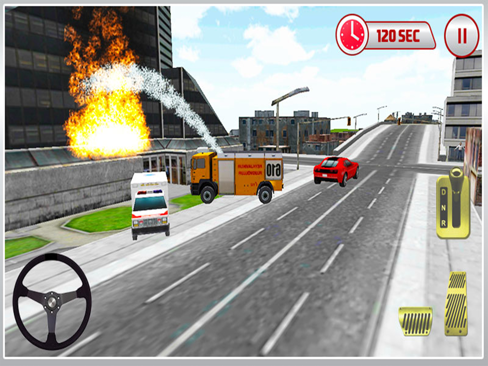 Ambulance 3D Firefighter Rescue screenshot 8