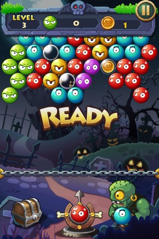 Zombie Bubble Popping Mania - Ball Shooter Blaster Zoombie Edition screenshot 3