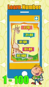 Number And Counting From 1 To 100 For Preschoolers screenshot #2 for iPhone