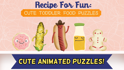Screenshot #1 pour Recette du plaisir : Puzzles sur les aliments pour les adorables enfants