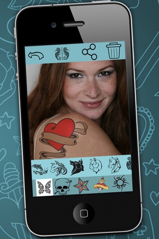 Photo tattoo stickers and adhesives screenshot 4