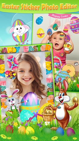 Easter Photo Sticker.s Editor - Bunny, Egg & Warm Greeting for Holiday Picture Cardのおすすめ画像1