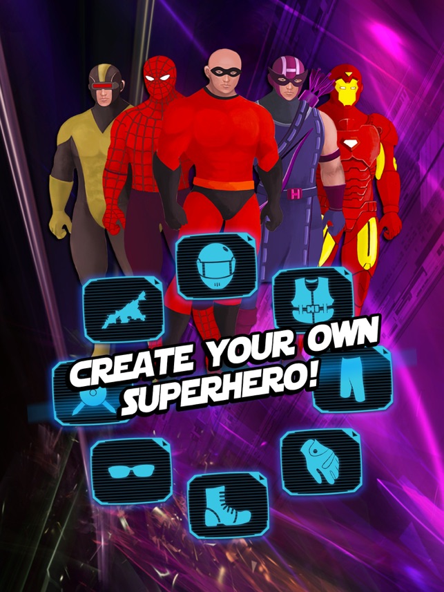 Superhero Creator - Super Hero Character Costume Maker & Dress Up Game for  Man FREE on the App Store