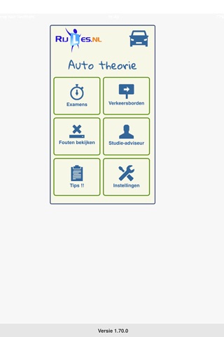 Rijles.nl Theorie auto screenshot 2