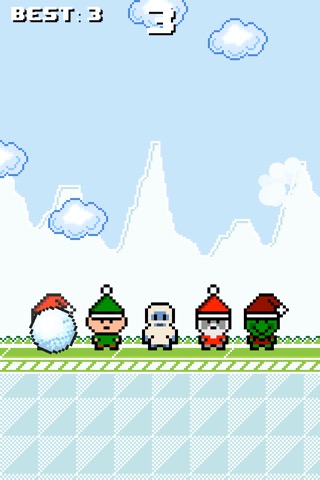 Snowball Fall - Falling Snow Fight Games with Frozen Snowman and Snowy Santaのおすすめ画像2