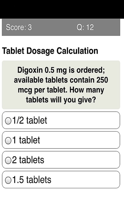 Learning Dosage Calculations Quiz + screenshot-3