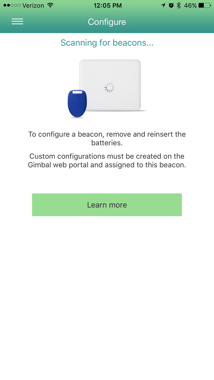 Gimbal Beacon Manager