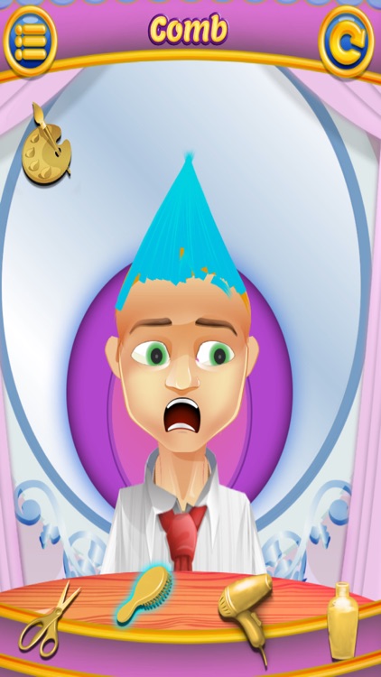 Funky Hair Salon - Kids Fun Style Games FREE screenshot-3