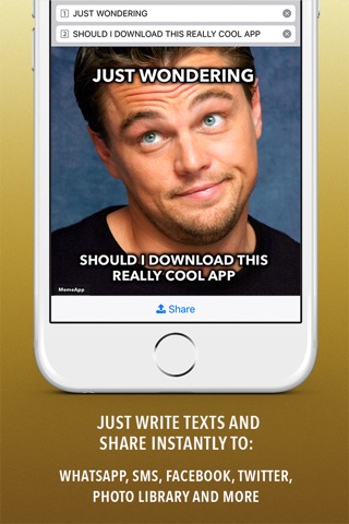 MemeApp screenshot 2