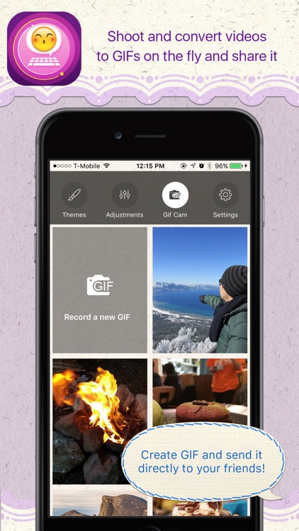 Photon Keyboard - Video to GIF, Themes & Emojis screenshot-4