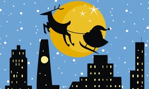 Santa in the City 3D Christmas Countdown + Game