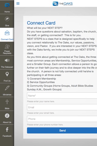 The Oaks Baptist Church screenshot 2