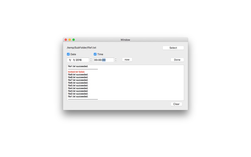 Screenshot #2 pour File Time Stamper