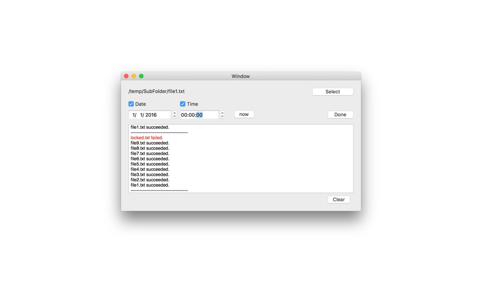 #2. File Time Stamper (macOS) Bởi: 康弘 Uemura