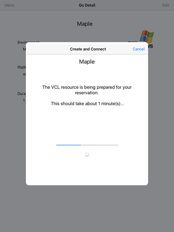 VCL go iPad screenshot