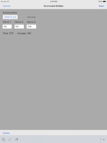 Screenshot #4 pour My Bowling Scorecard - Capture Your Bowling Scores for the Season