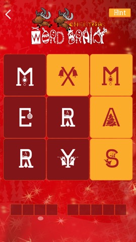 WordBrain Christmas + Guess xmas words and use your brain with family and friendsのおすすめ画像1