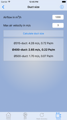 HVAC-calculator screenshot 4