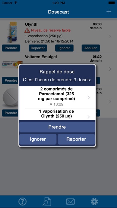 Screenshot #2 pour Dosecast: Rappel de ma pilule