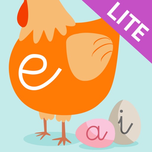 Learn to read and write the vowels - Preschool - Lite iOS App