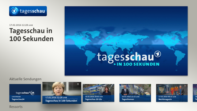 tagesschau - Nachrichten Screenshot