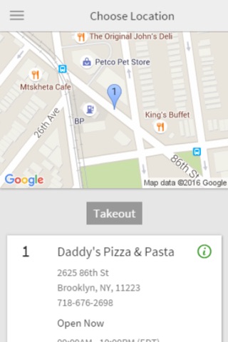 Daddy's Pizza & Pasta screenshot 2