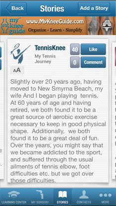 My Knee Guide screenshot 5