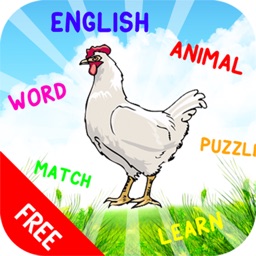 Animal Vocabulary Words English Language Learning Game for Kids